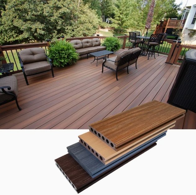 Economical WPC Composite Decking Tiles