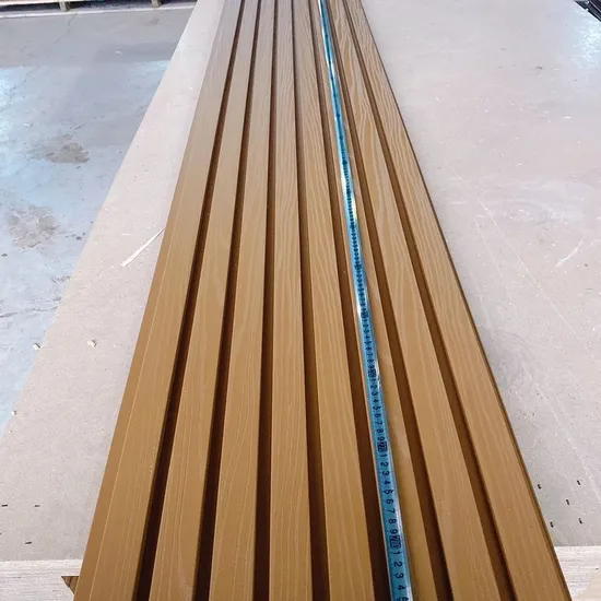 Waterproof Fluted WPC Board for PVC Wall Cladding Panels